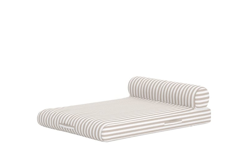 Solstol Redang Utomhus - Beige och vita ränder - Utemöbler - Utestol & trädgårdsstol - Solsäng & Solvagnar