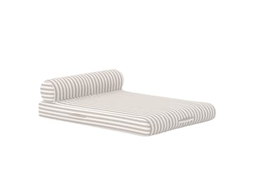 Solstol Redang Utomhus - Beige och vita ränder - Utemöbler - Utestol & trädgårdsstol - Solsäng & Solvagnar
