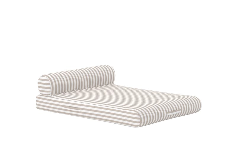 Solstol Redang Utomhus - Beige och vita ränder - Utemöbler - Utestol & trädgårdsstol - Solsäng & Solvagnar