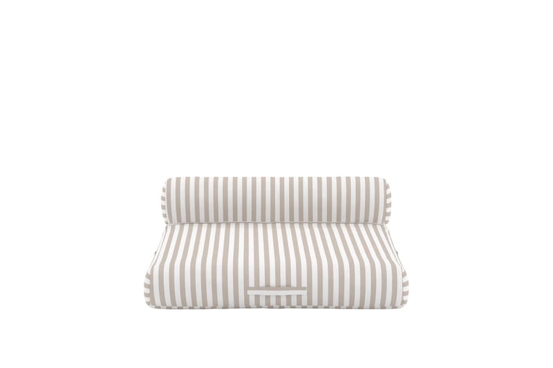 Solstol Redang Utomhus - Beige och vita ränder - Utemöbler - Utestol & trädgårdsstol - Solsäng & Solvagnar