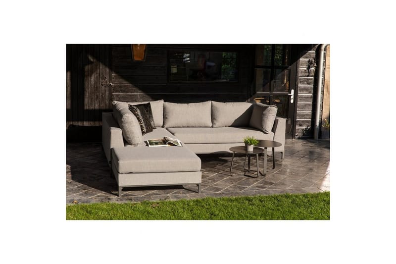 Trädgårdsloungeset Sicilien - Taupe, Vänster - Utemöbler - Loungemöbler - Loungesoffa