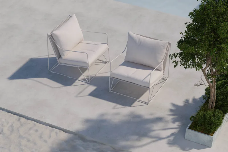 Usteryd 2 sits Loungesoffa - Utemöbler - Balkong - Balkongmöbler - Soffa balkong