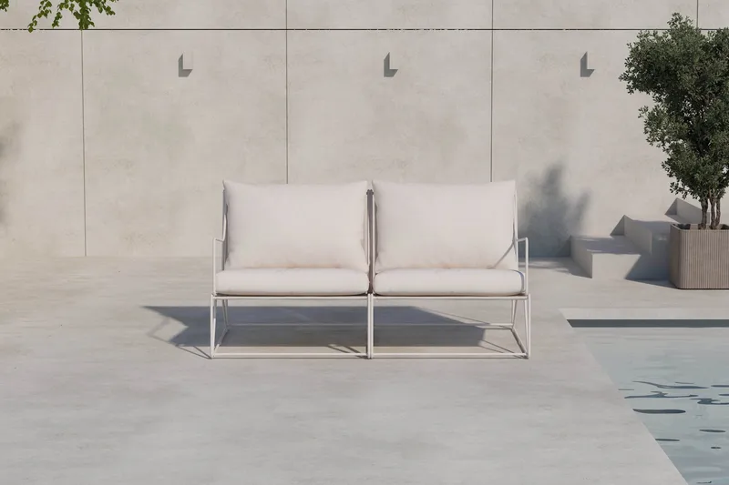 Usteryd 2 sits Loungesoffa - Utemöbler - Balkong - Balkongmöbler - Soffa balkong