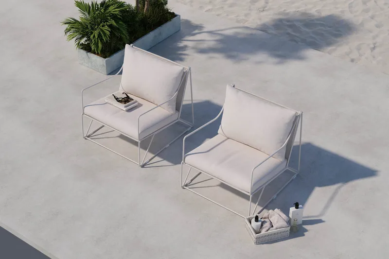 Usteryd 2 sits Loungesoffa - Utemöbler - Balkong - Balkongmöbler - Soffa balkong