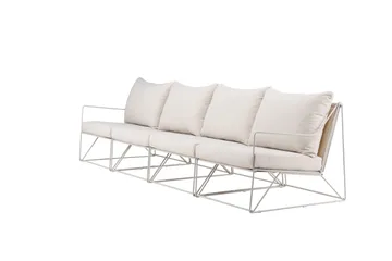 Usteryd 4 sits Loungesoffa - Beige - Utemöbler - Loungemöbler - Loungesoffa