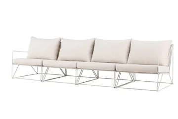 Usteryd 4 sits Loungesoffa - Beige - Utemöbler - Loungemöbler - Loungesoffa