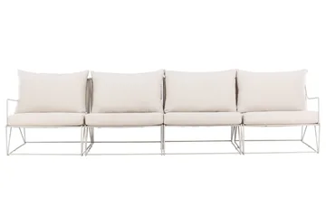Usteryd 4 sits Loungesoffa - Beige - Utemöbler - Loungemöbler - Loungesoffa