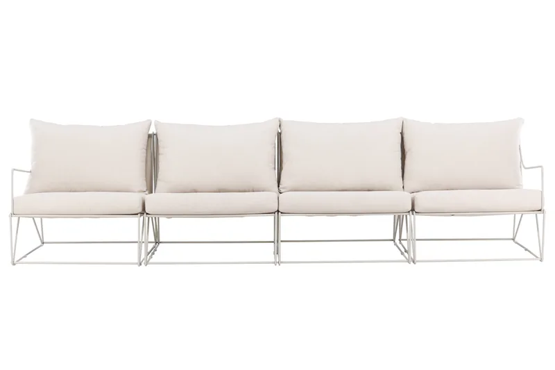 Usteryd 4 sits Loungesoffa - Beige - Utemöbler - Loungemöbler - Loungesoffa