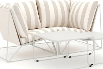 Usteryd utomhus rak 2-sits soffa - Beige/Striped - Utemöbler - Loungemöbler - Soffgrupp utomhus