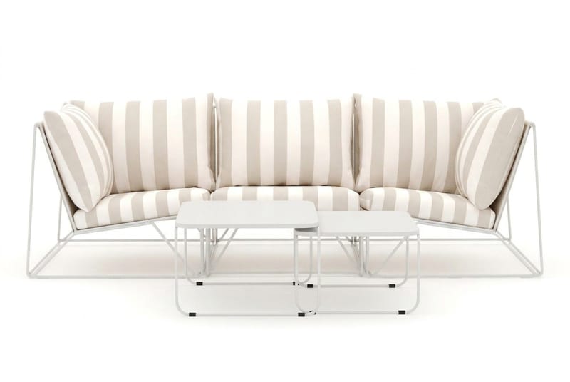 Usteryd utomhus rak 3-sits soffa - Beige/Striped - Trädgård & spabad - Utemiljö - Altan & terrass - Altanmöbler
