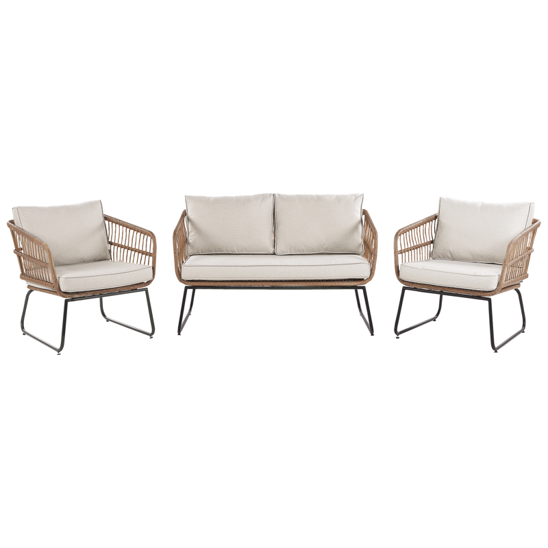 Utegrupp Ravello - beige - Utemöbler - Loungemöbler - Soffgrupp utomhus