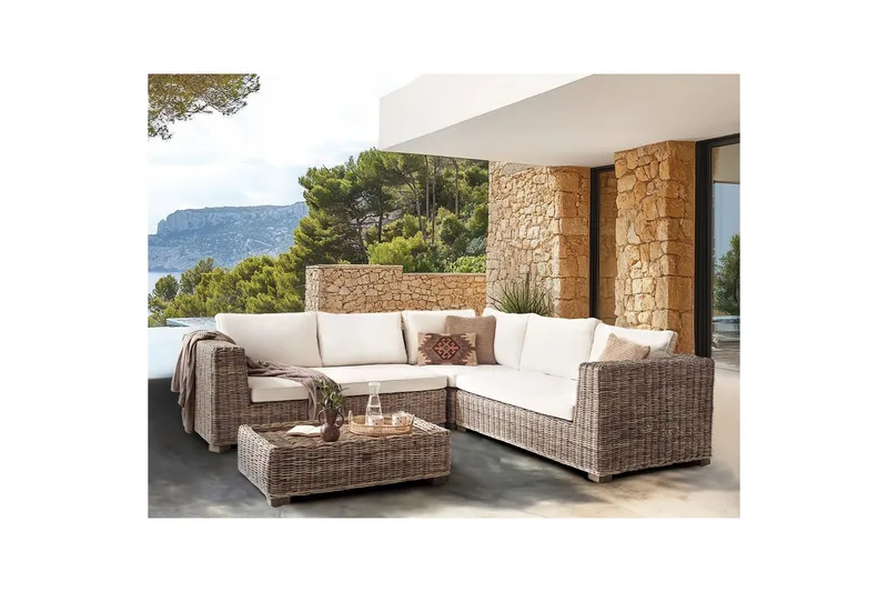 Utegrupp Rinella - Utemöbler - Loungemöbler - Loungesoffa