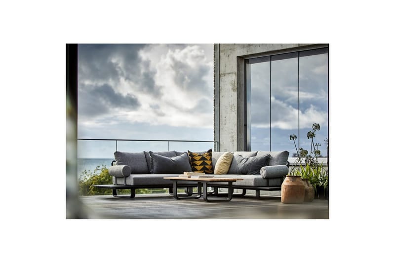 Utesoffa Hillerstorp Skagenäs Hörn Grå - Utemöbler - Loungemöbler - Soffgrupp utomhus