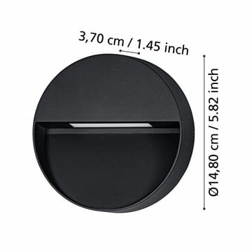 Vägglampa Utebelysning Maruggio - 15 cm - Trädgård & spabad - Utemiljö - Entré - Entrébelysning