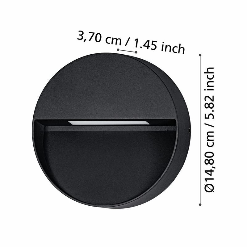 Vägglampa Utebelysning Maruggio - 15 cm - Trädgård & spabad - Utemiljö - Entré - Entrébelysning