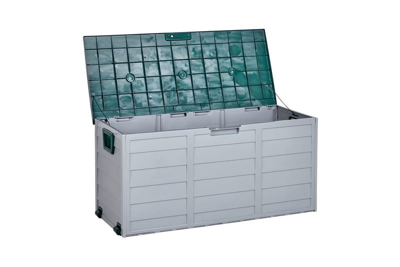 Låda Locarno Grå/grön - Grå/grön - Utemöbler - Dynförvaring & möbelskydd - Dynboxar & dynlådor