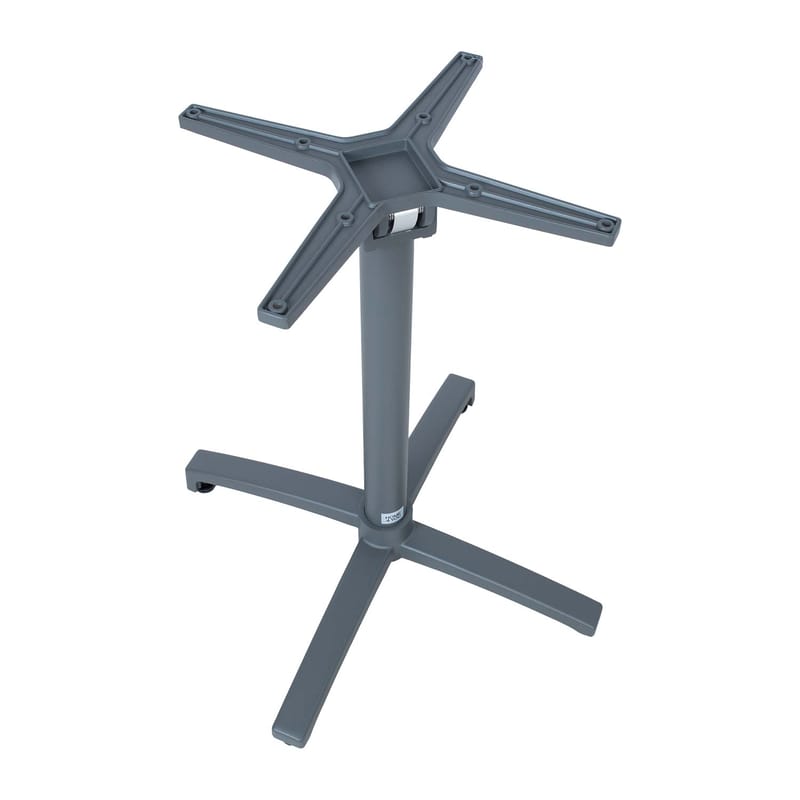 Bordsben Bistro 67x67x72 cm - Grå - Utemöbler - Övrigt utemöbler - Tillbehör utomhus - Iläggsskivor utebord