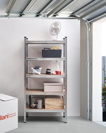 Garagehyllor Xitta 75 cm - Silver/Brun - Utemöbler - Övrigt utemöbler - Tillbehör utomhus - Hyllor