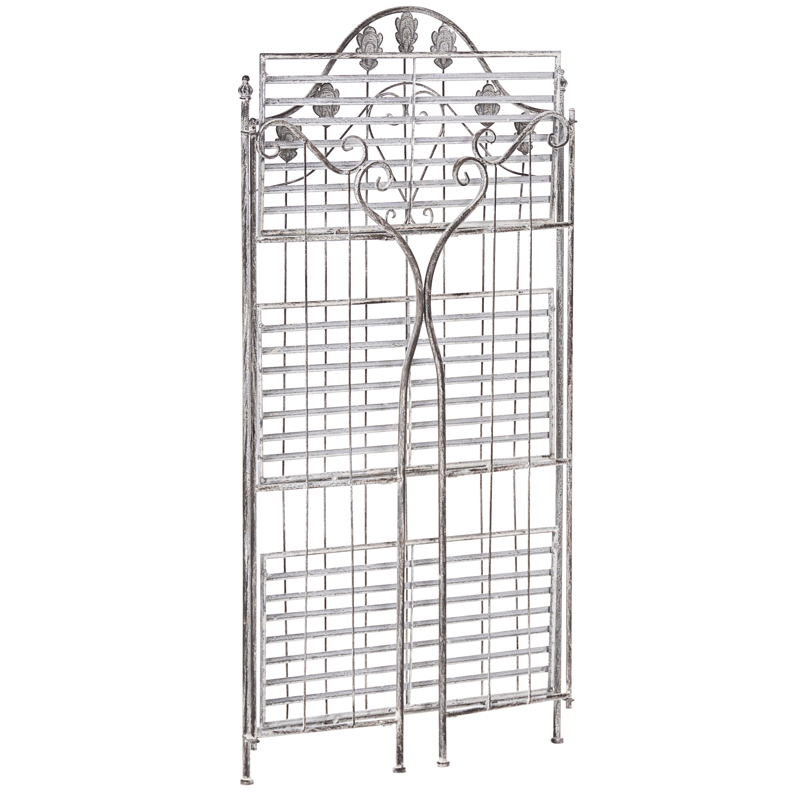 Hylla utomhus Visano 59 cm - Grå - Utemöbler - Övrigt utemöbler - Tillbehör utomhus - Hyllor