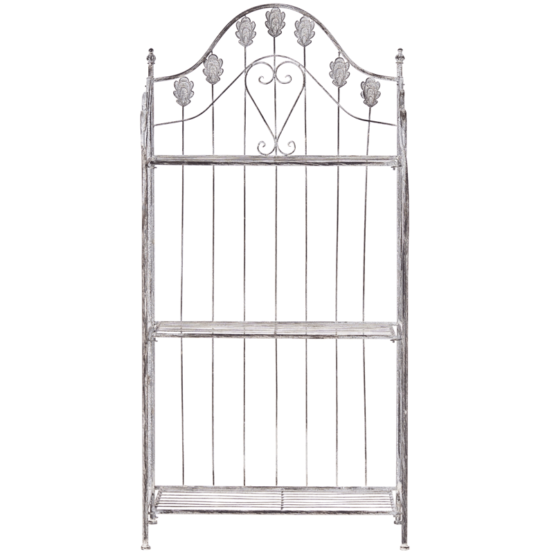 Hylla utomhus Visano 59 cm - Grå - Utemöbler - Övrigt utemöbler - Tillbehör utomhus - Hyllor