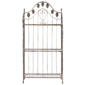 Hylla utomhus Visano 59 cm - Svart - Utemöbler - Övrigt utemöbler - Tillbehör utomhus - Hyllor