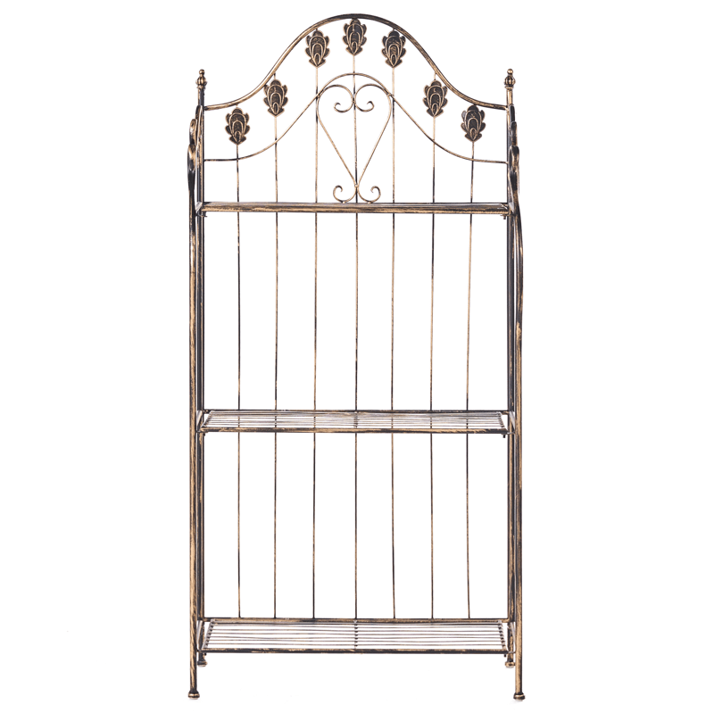 Hylla utomhus Visano 59 cm - Svart - Utemöbler - Övrigt utemöbler - Tillbehör utomhus - Hyllor