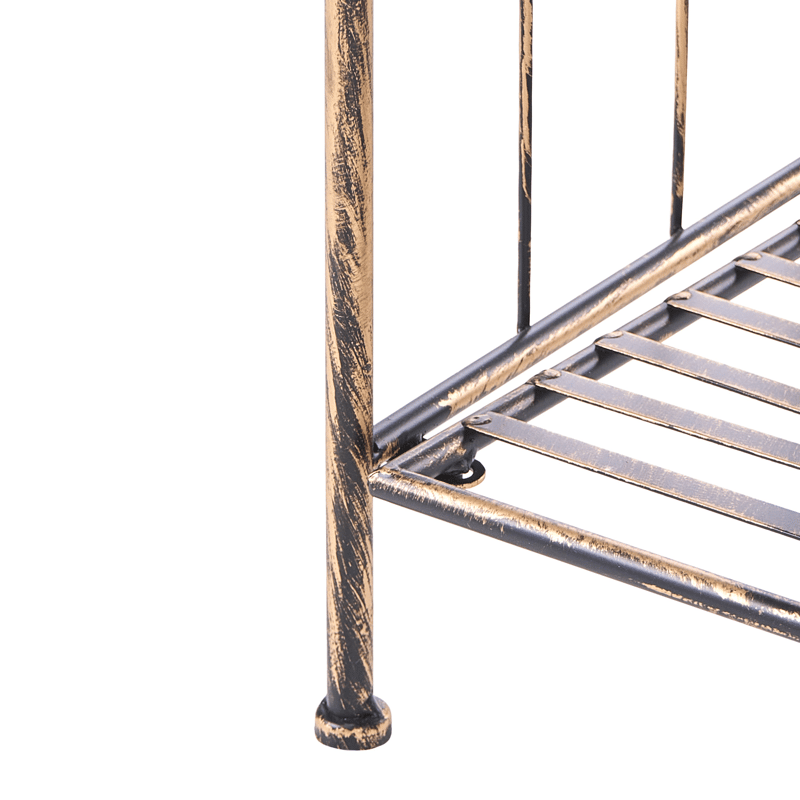 Hylla utomhus Visano 59 cm - Svart - Utemöbler - Övrigt utemöbler - Tillbehör utomhus - Hyllor