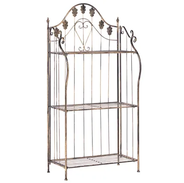 Hylla utomhus Visano 59 cm - Svart - Utemöbler - Övrigt utemöbler - Tillbehör utomhus - Hyllor