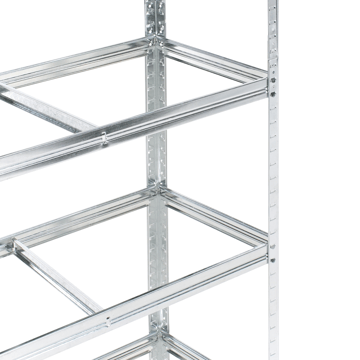 Set med 2 Garagehyllor Xitta 75 cm - Silver/Brun - Utemöbler - Övrigt utemöbler - Tillbehör utomhus - Hyllor