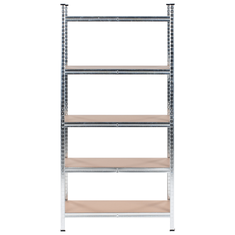 Set med 2 Garagehyllor Xitta 75 cm - Silver/Brun - Utemöbler - Övrigt utemöbler - Tillbehör utomhus - Hyllor
