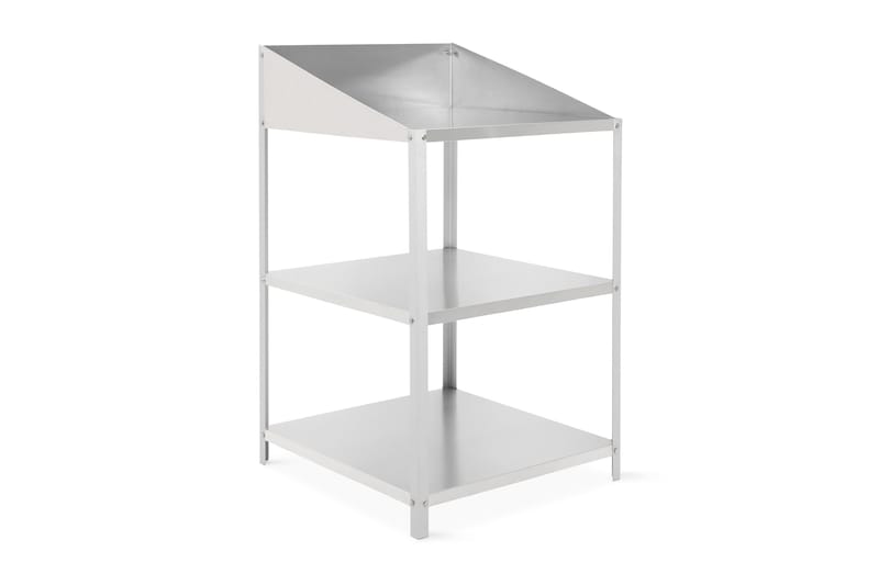 Växthushylla 56x56x92 cm - Silver - Utemöbler - Övrigt utemöbler - Tillbehör utomhus - Hyllor