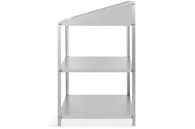 Växthushylla 56x56x92 cm - Silver - Utemöbler - Övrigt utemöbler - Tillbehör utomhus - Hyllor