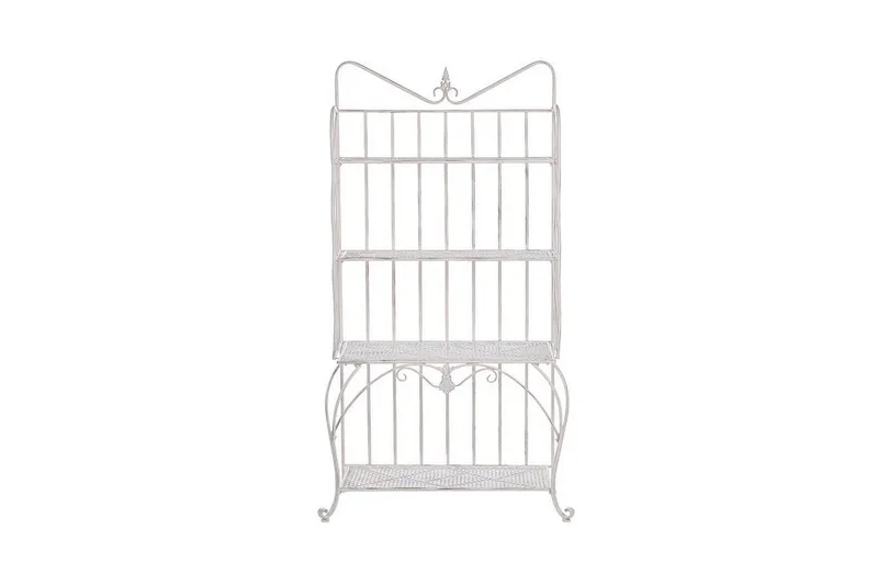 Växthylla 4 hyllor metall ljusbeige PAVONA - Beige - Utemöbler - Övrigt utemöbler - Tillbehör utomhus - Hyllor