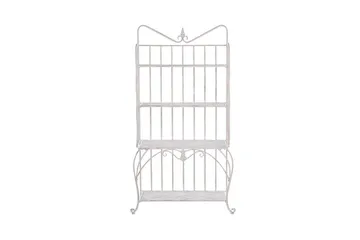 Växthylla 4 hyllor metall ljusbeige PAVONA - Beige - Utemöbler - Övrigt utemöbler - Tillbehör utomhus - Hyllor