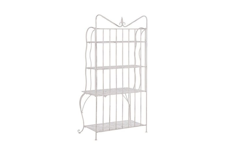 Växthylla 4 hyllor metall ljusbeige PAVONA - Beige - Utemöbler - Övrigt utemöbler - Tillbehör utomhus - Hyllor
