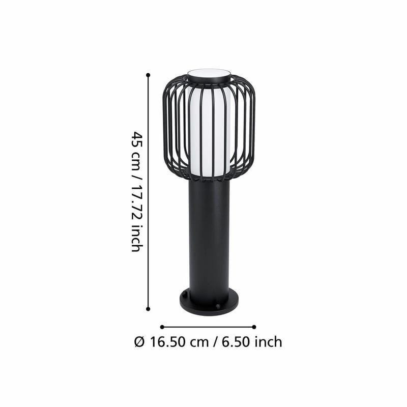 Pollare Ravello - 16,5 cm - Belysning & el - Utomhusbelysning - Stolplykta
