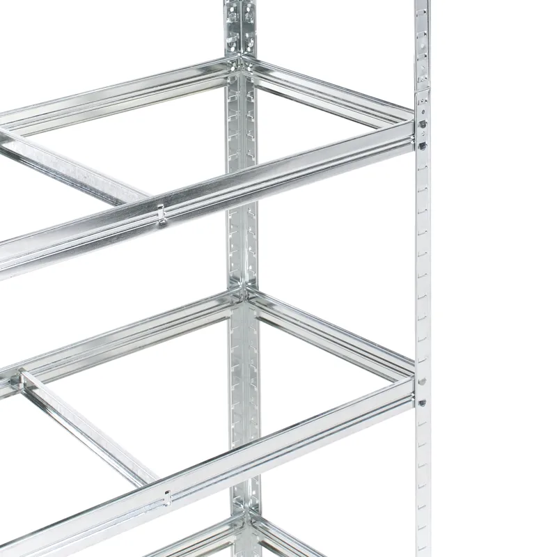 Set med 2 Garagehyllor Xitta 75 cm - Silver/Brun - Utemöbler - Övrigt utemöbler - Tillbehör utomhus - Hyllor
