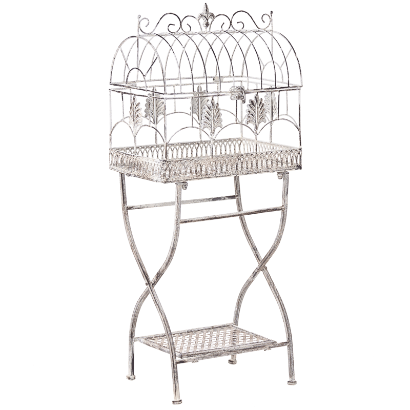 Set med 2 Hyllor utomhus Sicily 43/37 cm 30/27 cm - Grå - Utemöbler - Övrigt utemöbler - Tillbehör utomhus - Hyllor