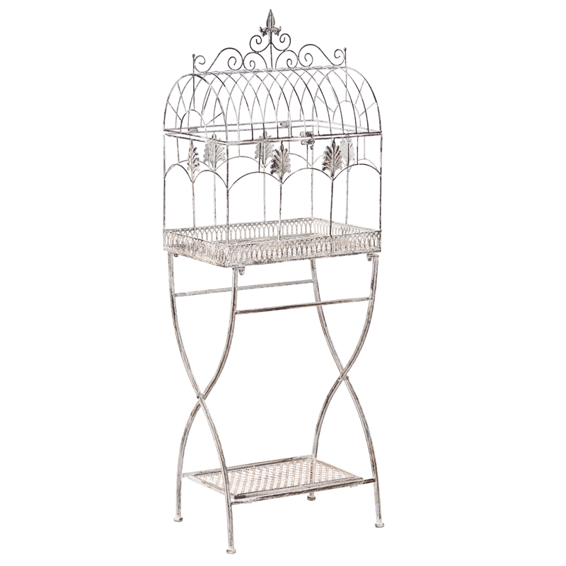 Set med 2 Hyllor utomhus Sicily 43/37 cm 30/27 cm - Grå - Utemöbler - Övrigt utemöbler - Tillbehör utomhus - Hyllor