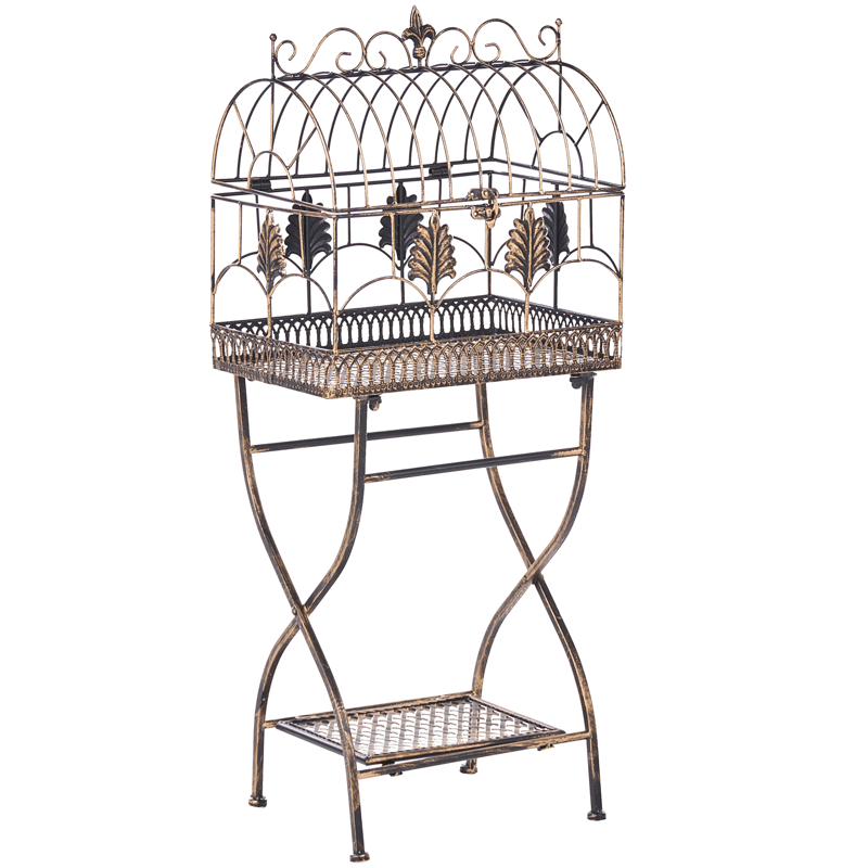 Set med 2 Hyllor utomhus Sicily 43/37 cm 30/27 cm - Svart - Utemöbler - Övrigt utemöbler - Tillbehör utomhus - Hyllor