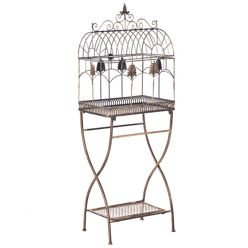 Set med 2 Hyllor utomhus Sicily 43/37 cm 30/27 cm - Svart - Utemöbler - Övrigt utemöbler - Tillbehör utomhus - Hyllor