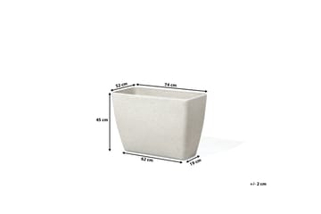 Baris Kruka 60 cm - Beige - Utemöbler - Övrigt utemöbler - Tillbehör utomhus - Utomhuskrukor