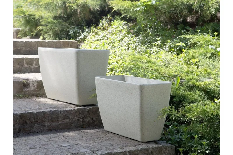 Baris Kruka 60 cm - Beige - Utemöbler - Övrigt utemöbler - Tillbehör utomhus - Utomhuskrukor