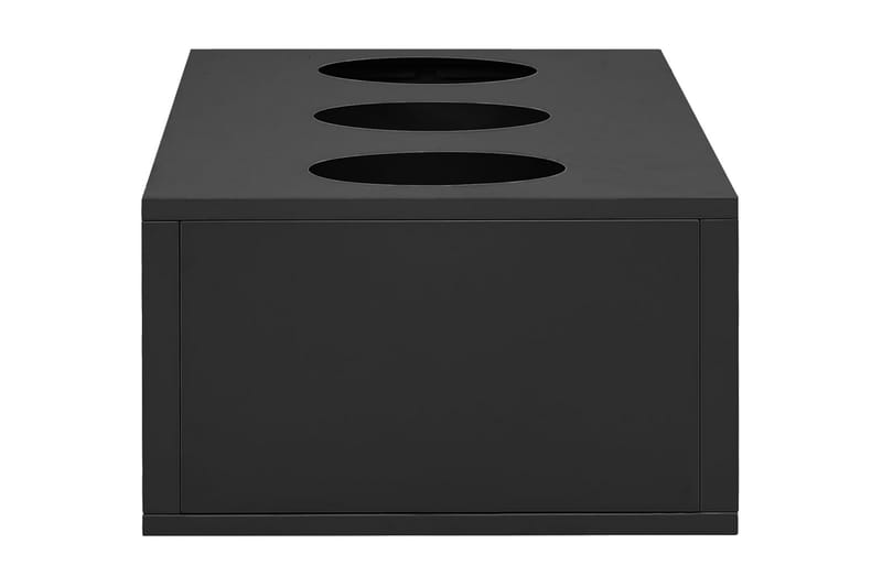 Blomlåda för kontor antracit 90x40x23 cm stål - Grå - Utemöbler - Övrigt utemöbler - Tillbehör utomhus - Utomhuskrukor