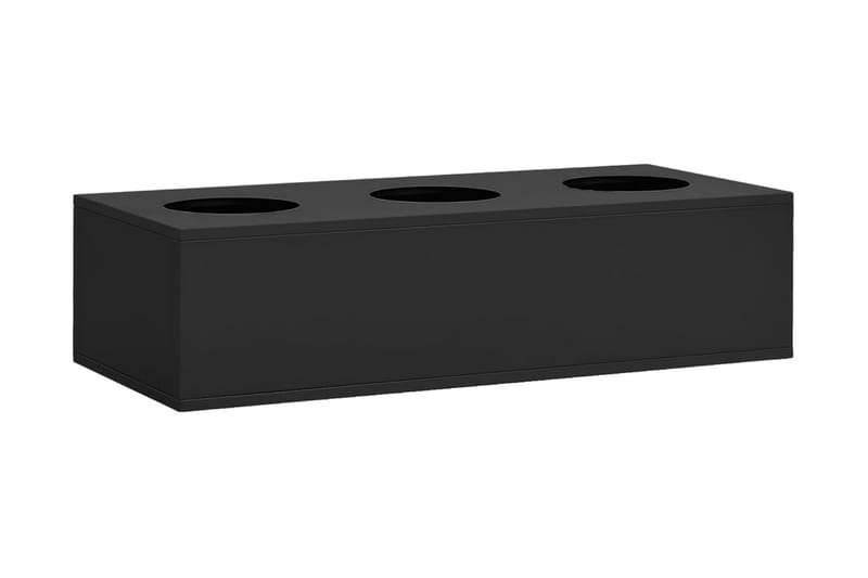 Blomlåda för kontor antracit 90x40x23 cm stål - Grå - Utemöbler - Övrigt utemöbler - Tillbehör utomhus - Utomhuskrukor