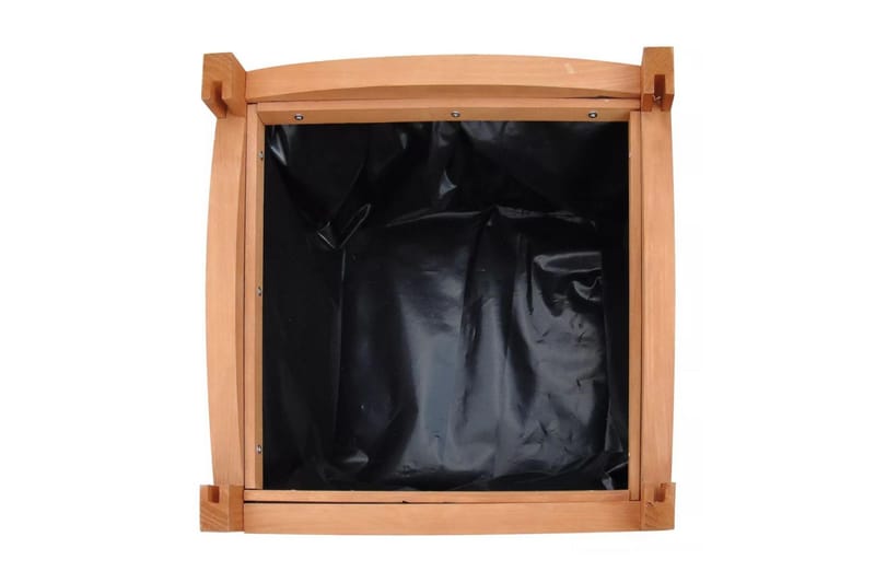 Blomlådor 2 st upphöjda 30x30x30 cm trä - Brun - Utemöbler - Övrigt utemöbler - Tillbehör utomhus - Utomhuskrukor