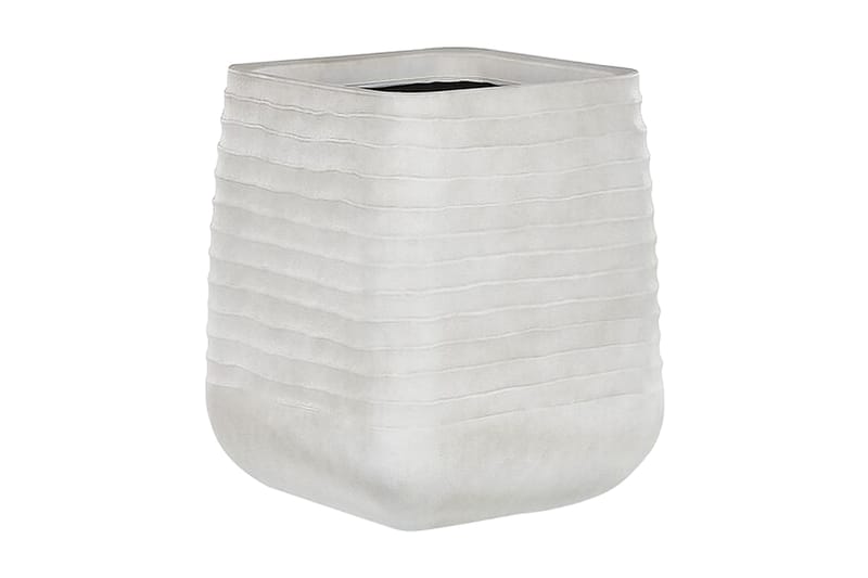 Kruka 50 x 50 x 49 cm vit PARIKIA - Vit - Utemöbler - Övrigt utemöbler - Tillbehör utomhus - Utomhuskrukor