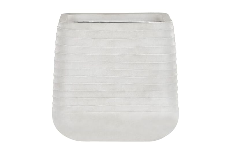 Kruka 50 x 50 x 49 cm vit PARIKIA - Vit - Utemöbler - Övrigt utemöbler - Tillbehör utomhus - Utomhuskrukor