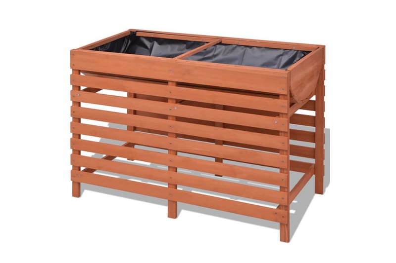 Odlingslåda 100x50x71 cm trä - Brun - Utemöbler - Övrigt utemöbler - Tillbehör utomhus - Utomhuskrukor