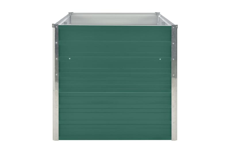 Odlingslåda 160x80x77 cm galvaniserat stål grön - Grön - Blomlåda - Utomhuskrukor